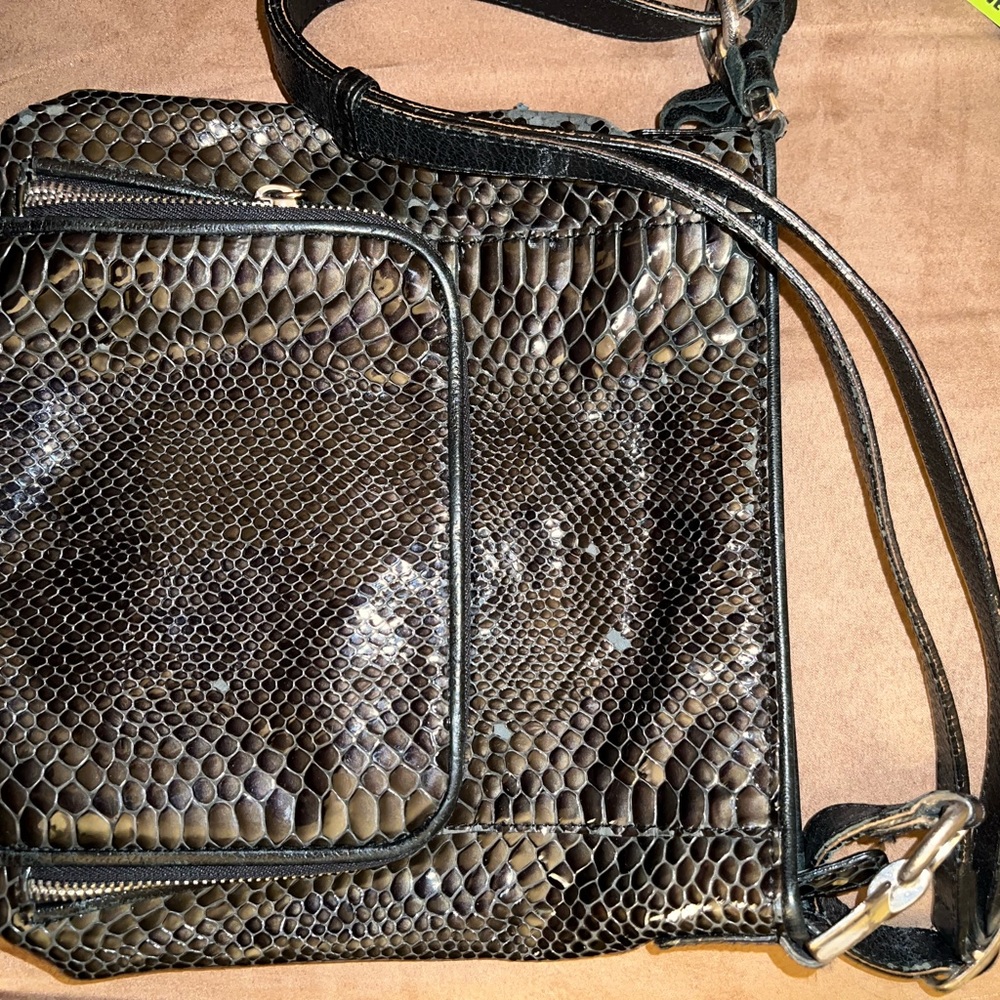 Brighton snakeskin purse